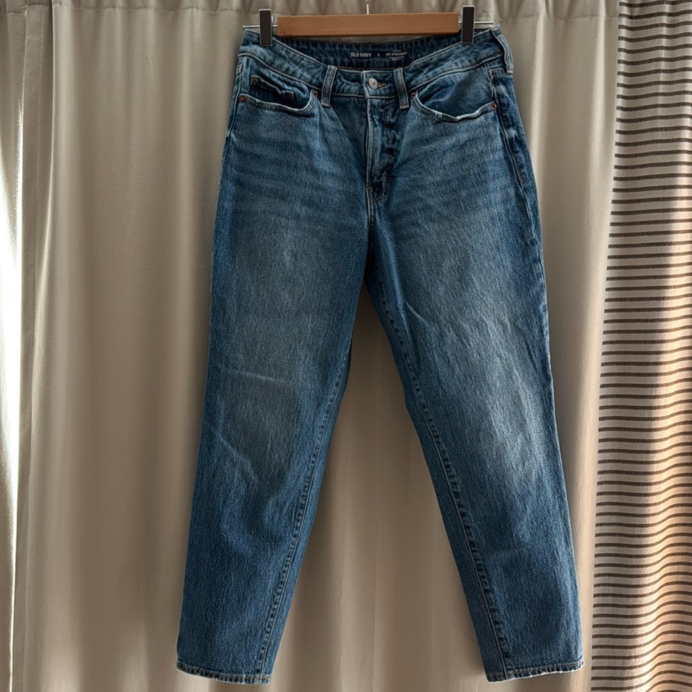 High Rise OG Straight Medium Wash Jeans
